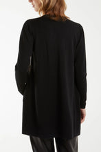 Load image into Gallery viewer, Embellishment Open Front Cardigan Black
