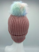 Load image into Gallery viewer, Pink Hat With Detachable Pom Pom
