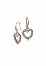 Load image into Gallery viewer, Gold Heart Earrings
