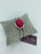 Load image into Gallery viewer, Miss Milly Red Marble Resin Bracelet
